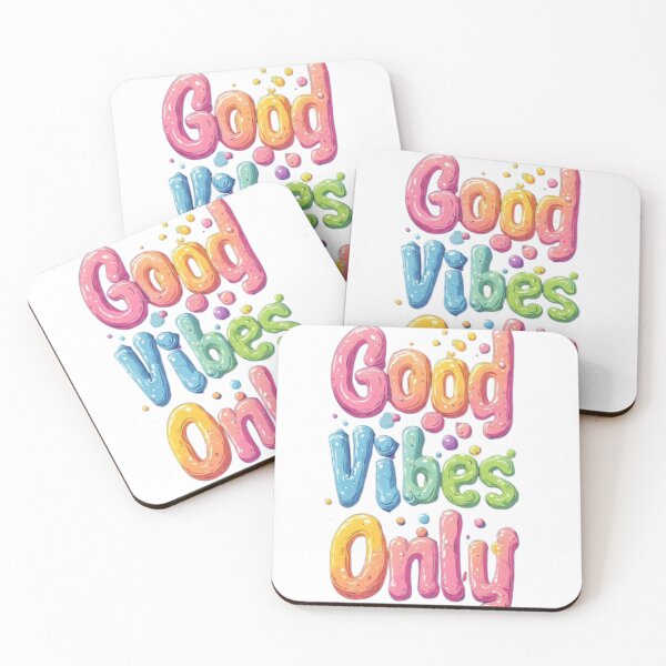 Item preview, Good Vibes Only Bubble Text Art designed and sold by RKKACMB.