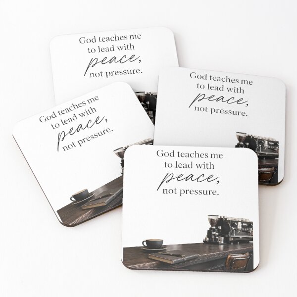 Item preview, God Teaches Me to Lead With Peace – Christian Motivational Wall Art designed and sold by LoveNurseries.