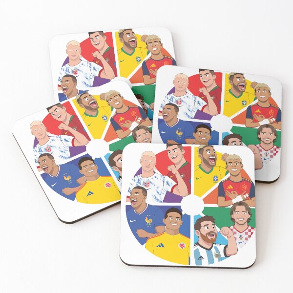 Item preview, Color wheel of soccer players designed and sold by luisTeam.