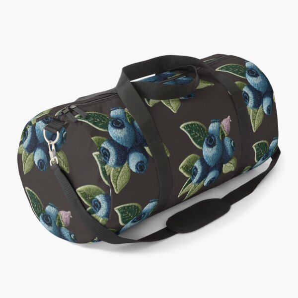 Item preview, Embroidered Blueberry Botanical Art designed and sold by MegaNovaArt.