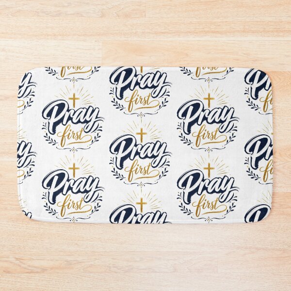 Item preview, Pray First Christian Faith Quote Design designed and sold by NaphDesigns.