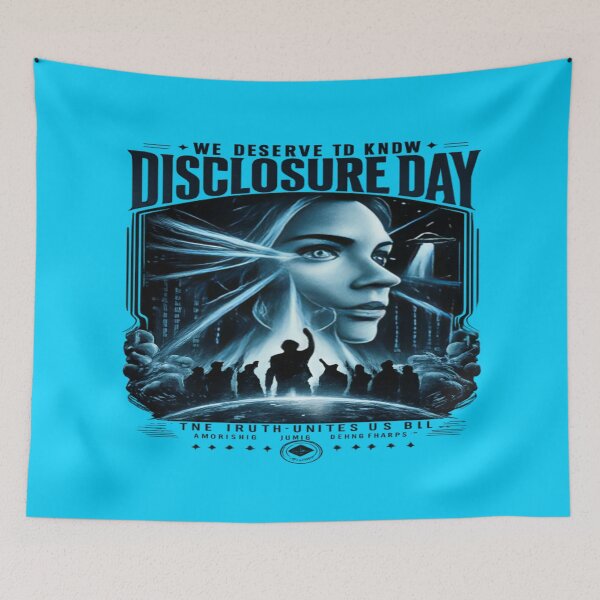 Item preview, Disclosure Day – We Deserve To Know Retro UFO Conspiracy designed and sold by CatLovers Studio.