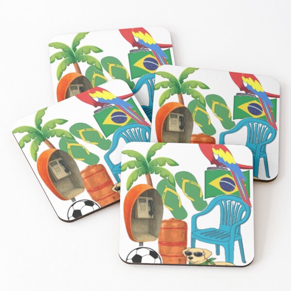 Item preview, Brazil Icons Collage Summer Vibes designed and sold by Ahera.