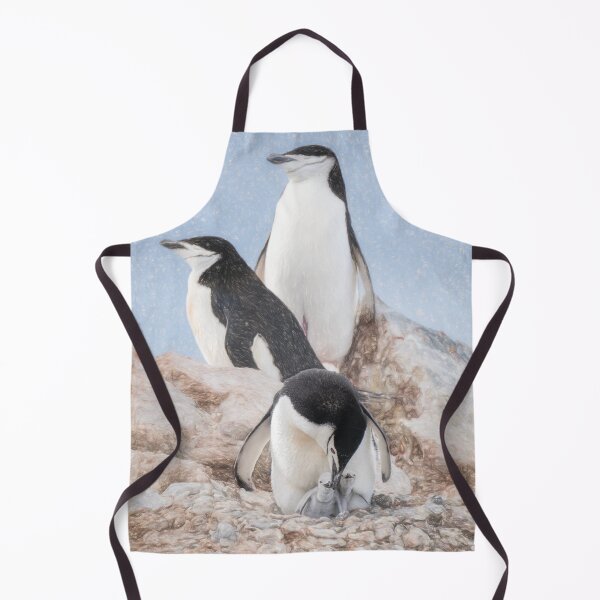 Item preview, Chinstrap Penguin and Chicks Artistic designed and sold by PhotoArt by Joan Carroll.