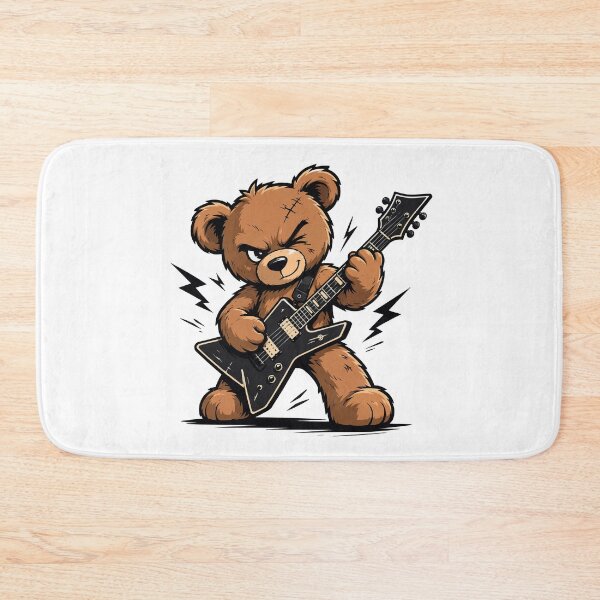 Item preview, Rock Teddy Bear Guitar Hero designed and sold by Mh-ARTWORX.