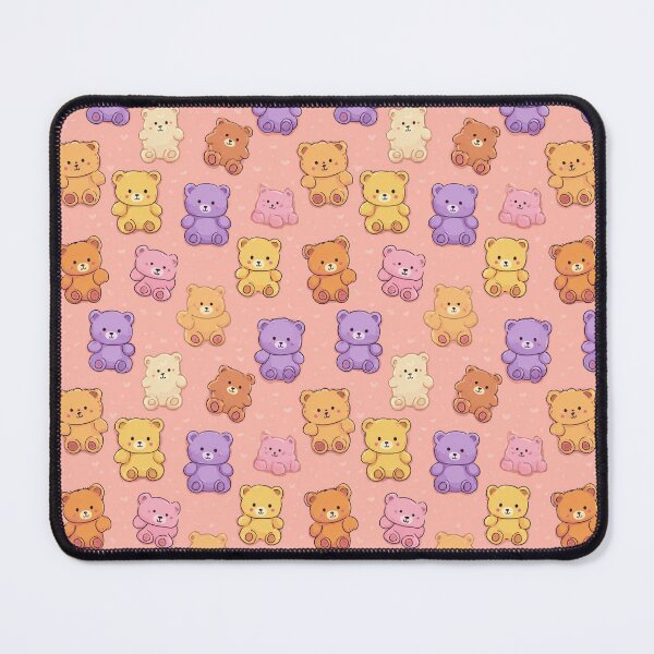 Item preview, Kawaii Pastel Teddy Bear Seamless Pattern designed and sold by NicolasGlowArt.