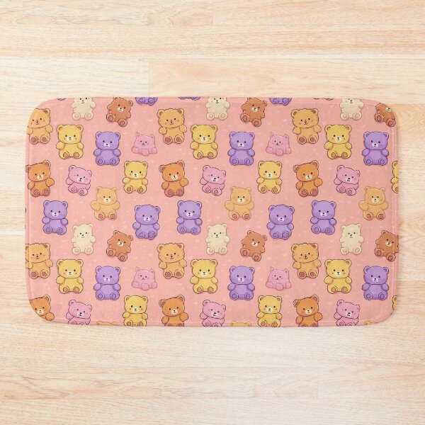 Item preview, Kawaii Pastel Teddy Bear Seamless Pattern designed and sold by NicolasGlowArt.