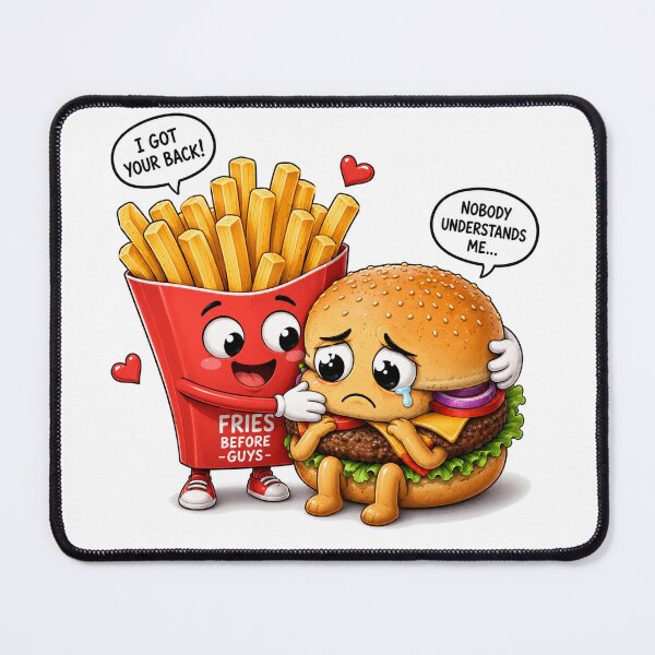 Item preview, Emotional Support Fries T-Shirt | Funny Food Friends designed and sold by JustResultsCo.