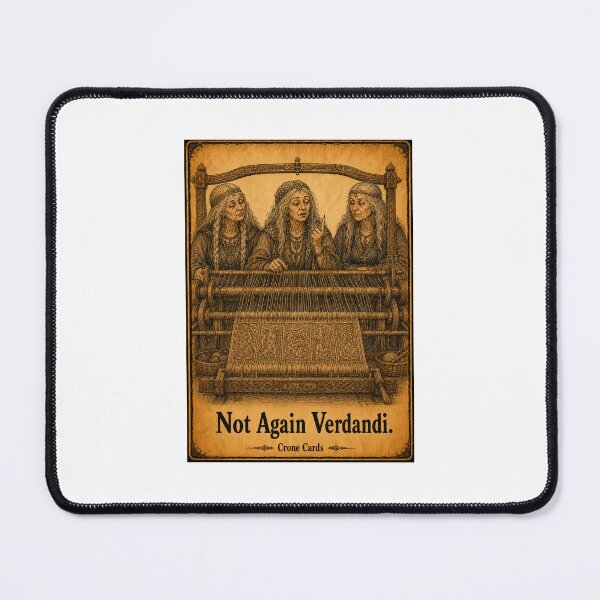 Item preview, Crone Cards - Not Again Verdandi. designed and sold by Kay Mhor Studio.