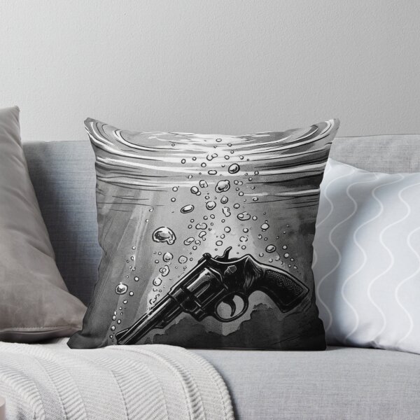 Item preview, Gun Sinking Into Dark Water Art designed and sold by bakosshops.