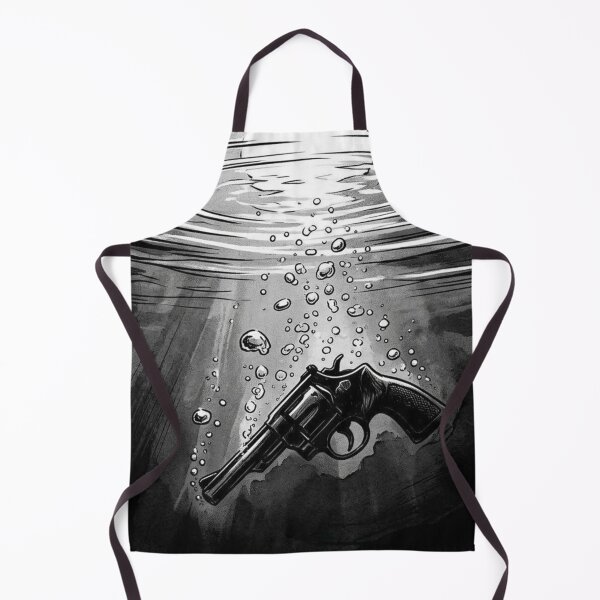 Item preview, Gun Sinking Into Dark Water Art designed and sold by bakosshops.