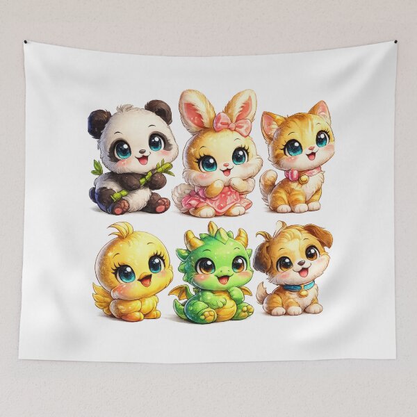 Item preview, Ultimate Kawaii Cartoon Character Collection designed and sold by HiteshArt111.