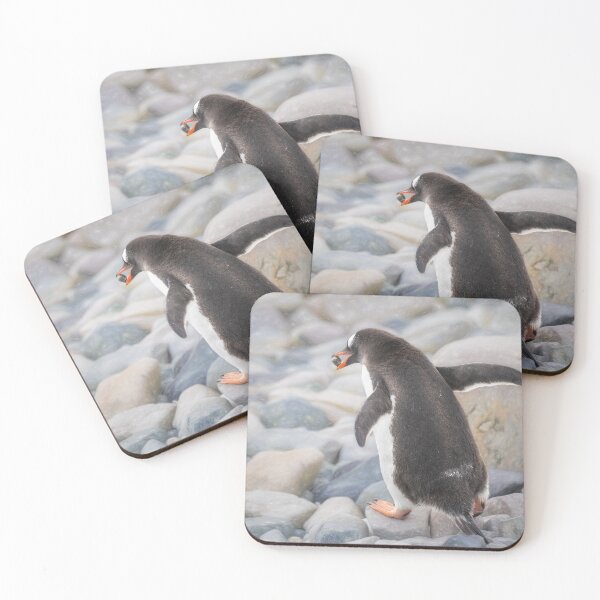 Item preview, Gentoo Penguin Courting Ritual Antarctica Artistic designed and sold by PhotoArt by Joan Carroll.