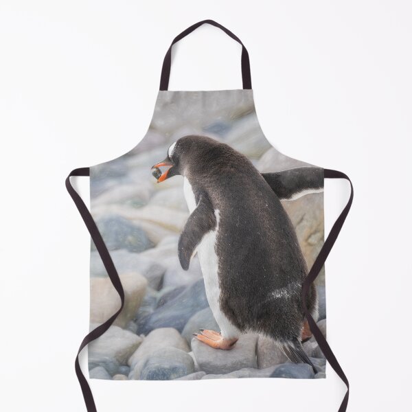 Item preview, Gentoo Penguin Courting Ritual Antarctica Artistic designed and sold by PhotoArt by Joan Carroll.