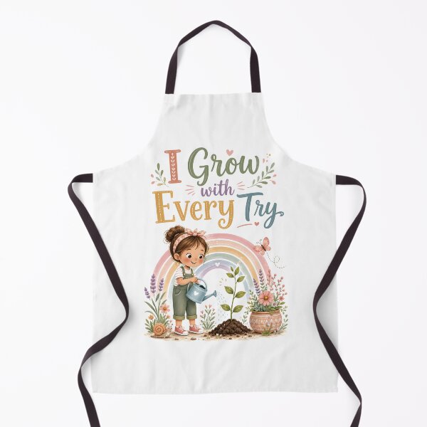 Item preview, I Grow With Every Try – Cute Growth Mindset Classroom Poster designed and sold by LoveNurseries.