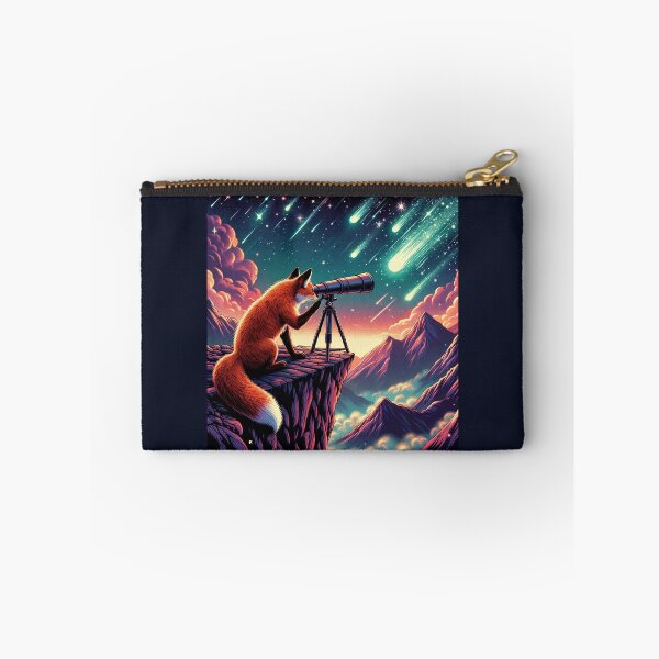 Item preview, Curious Fox Stargazer – Cosmic Exploration Art designed and sold by Dogandesighn.