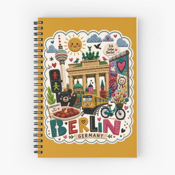 Item preview, Berlin Embroidery Style City Travel Art designed and sold by Witsprings.