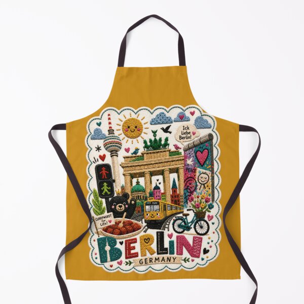 Item preview, Berlin Embroidery Style City Travel Art designed and sold by Witsprings.