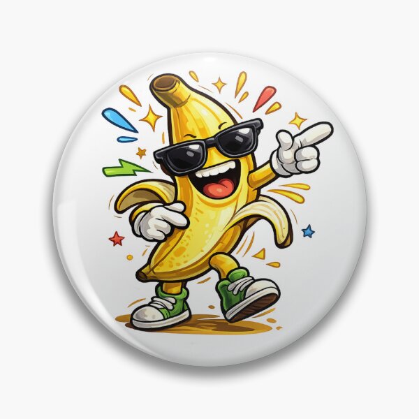 Item preview, Cool Dancing Banana Sticker | Funny Cartoon Character designed and sold by Creativeeworld777.