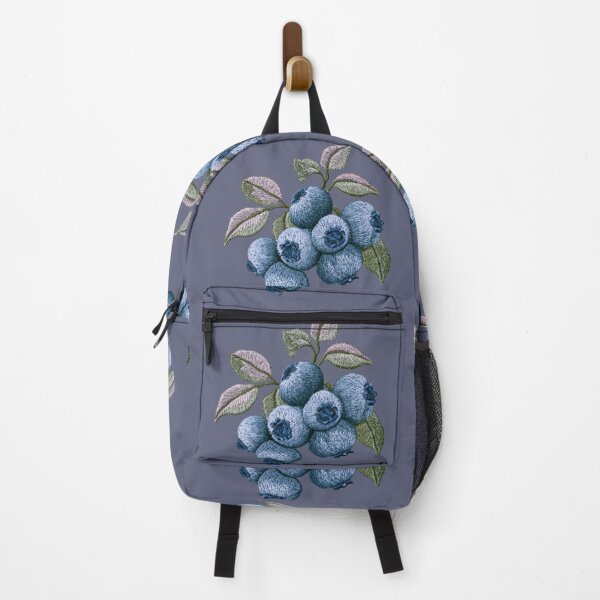 Item preview, Embroidered Blueberry Botanical Art designed and sold by MegaNovaArt.