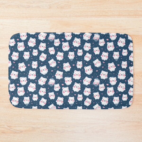 Item preview, Cute Kawaii Polar Bear Cub Arctic Animal Pattern designed and sold by NicolasGlowArt.