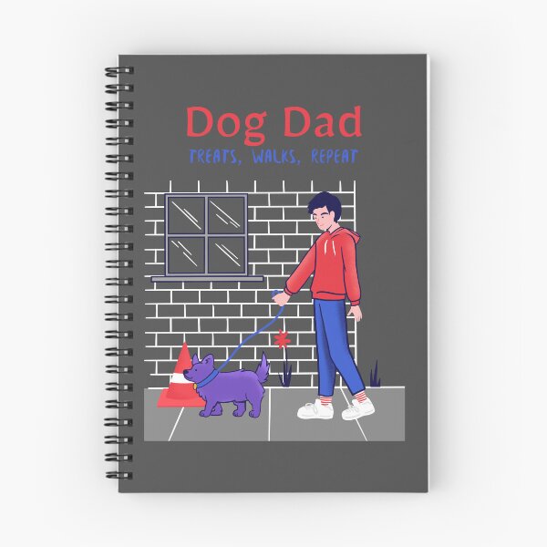 Item preview, Dog Dad Treats, Walks, Repeat designed and sold by PrintQuests.