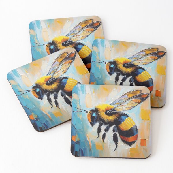 Item preview, Whispers of the Bumble Bee in Vibrant Silence designed and sold by mrpropcake.