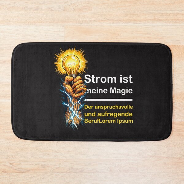 Item preview, Elektrizität ist magisch … mein Beruf ist anstrengend und spannend designed and sold by BYMK.