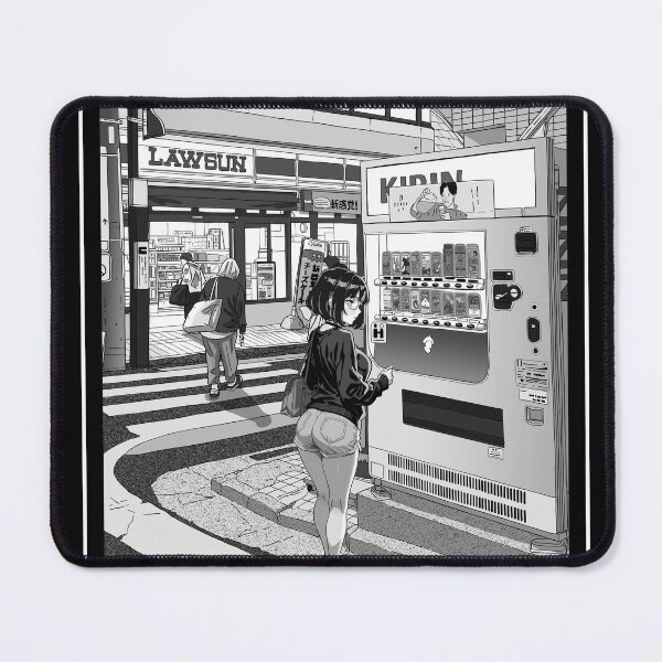 Item preview, Street Night Moment - Midnight Vending designed and sold by WolfEn Art.