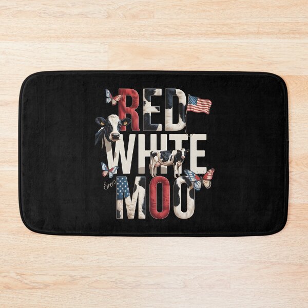 Item preview, Red White and Moo 4th of July designed and sold by Millsoft.