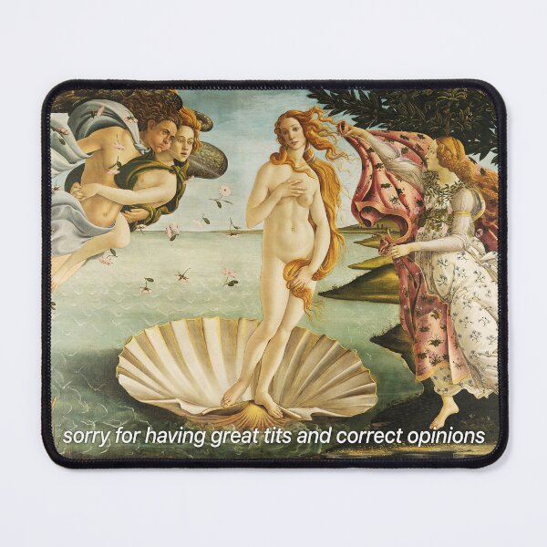 Item preview, Great Tits and correct Opinions. Botticelli designed and sold by AvantGardeHumor.