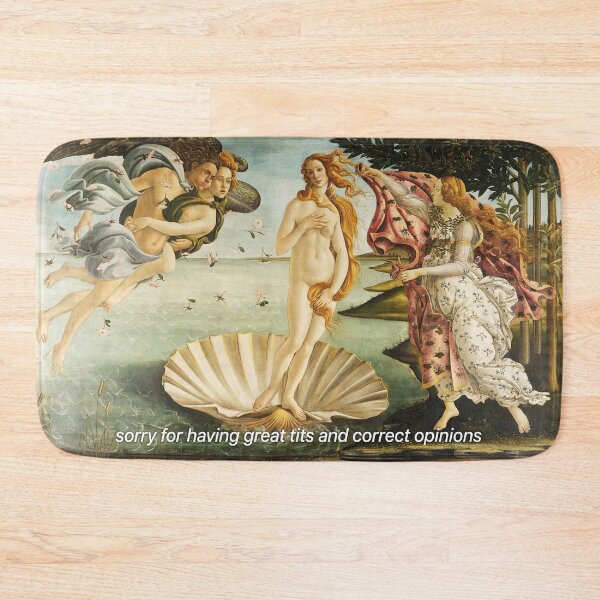 Item preview, Great Tits and correct Opinions. Botticelli designed and sold by AvantGardeHumor.