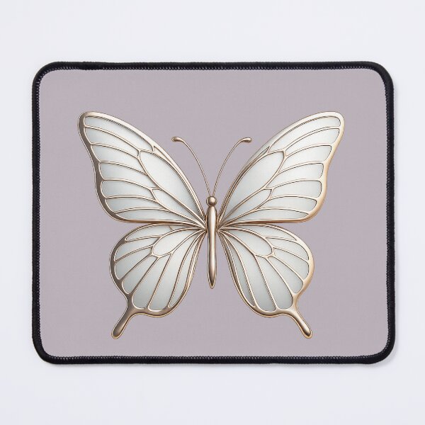 Item preview, Elegant Metallic Butterfly – Minimalist Luxury Design designed and sold by SiseonStudio.
