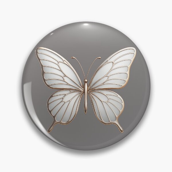 Item preview, Elegant Metallic Butterfly – Minimalist Luxury Design designed and sold by SiseonStudio.