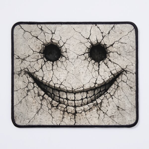 Item preview, Crackhead Stone Face Wall Clock Design designed and sold by SeriouslyArtistical.
