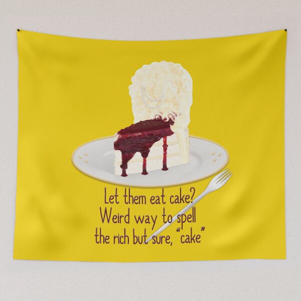 Item preview, Eat The Rich Cake designed and sold by YouAreHereArt.