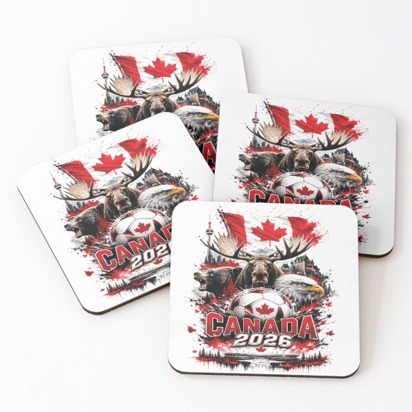 Item preview, Canada 2026 Soccer Fan T-Shirt – Canadian Football Supporter Tee with Bear, Maple Leaf & Vintage Sports Design designed and sold by al21ex.