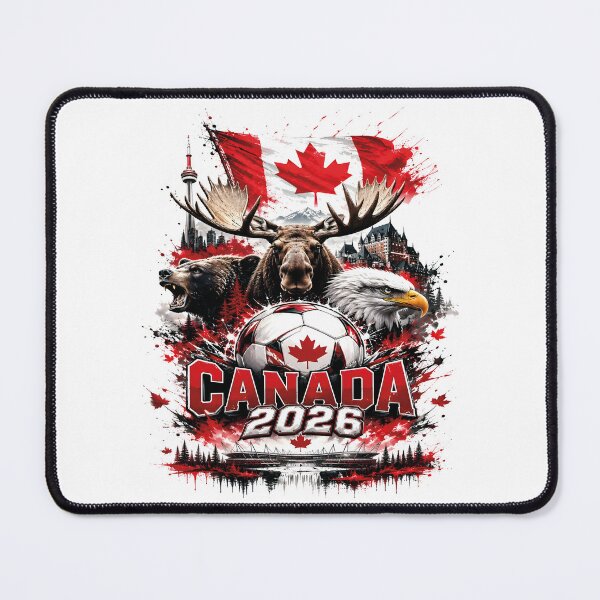 Item preview, Canada 2026 Soccer Fan T-Shirt – Canadian Football Supporter Tee with Bear, Maple Leaf & Vintage Sports Design designed and sold by al21ex.