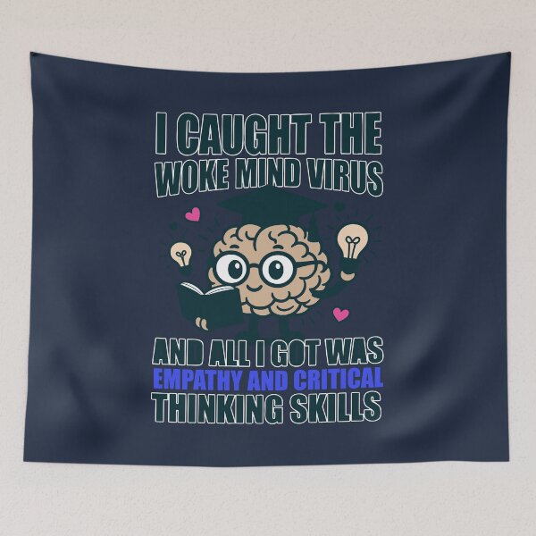 Item preview, I Caught The Woke Mind Virus designed and sold by Slightly Off Deesigns.