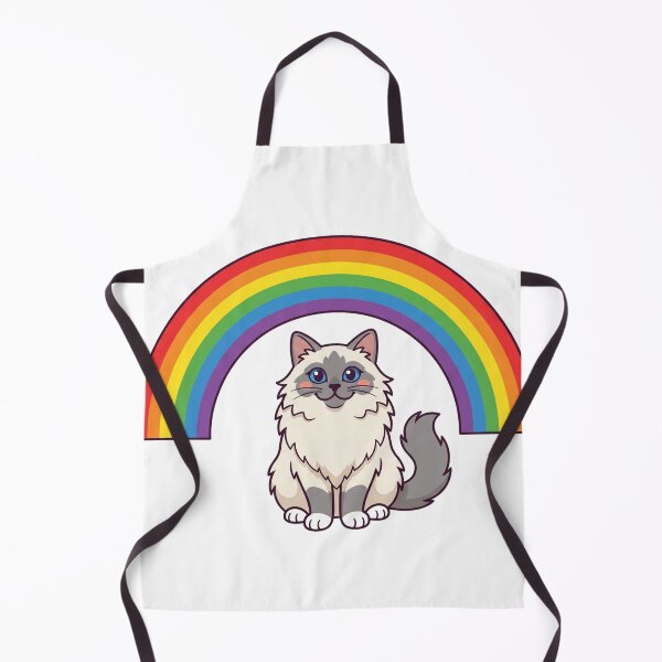 Item preview, Love is Love Retro Rainbow Arch Cat designed and sold by Snowy Studio Designs.
