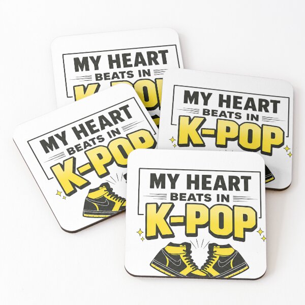 Item preview, My Heart Beats in K-Pop Shirt – Cute Korean Pop Music Fan Graphic Tee designed and sold by dance mania.