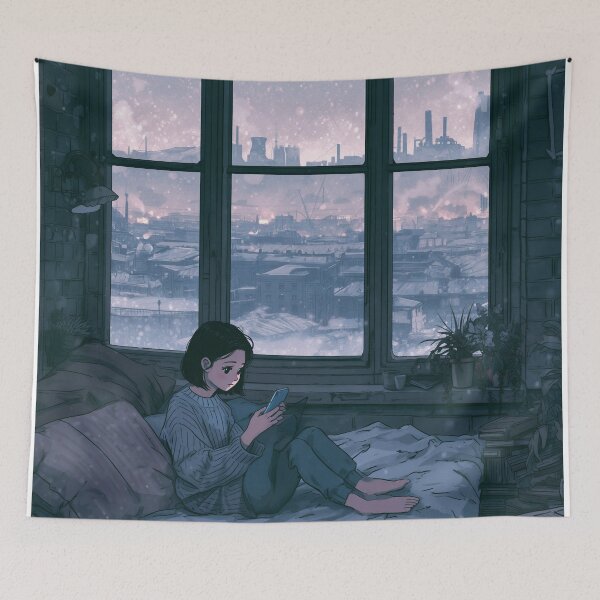 Item preview, Signals Through the Snow designed and sold by oanaunciuleanu.