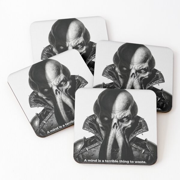 Item preview, Mind Flayer Illithid "A Mind Is A Terrible Thing To Waste" RPG Sticker designed and sold by AestheticRPG .