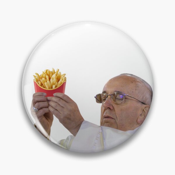 Item preview, Pope Holding McDonalds Fries designed and sold by hnnhbnna.