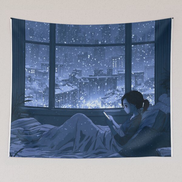 Item preview, Signals Through the Snow designed and sold by oanaunciuleanu.
