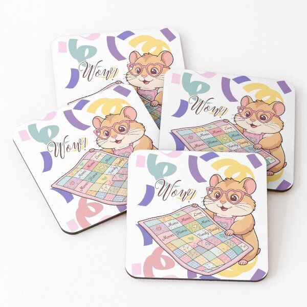 Item preview, Cute Quilting Hamster – Stitched With Love | Mother’s Day Cozy Family Design designed and sold by jindezign.