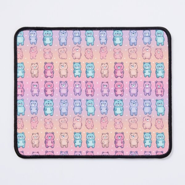 Item preview, Kawaii Pastel Cute Bear Pattern Adorable Teddy designed and sold by NicolasGlowArt.