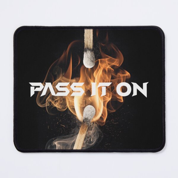 Item preview, Passion Ignites Passion – Motivational Fire Artwork designed and sold by LordOfWear.