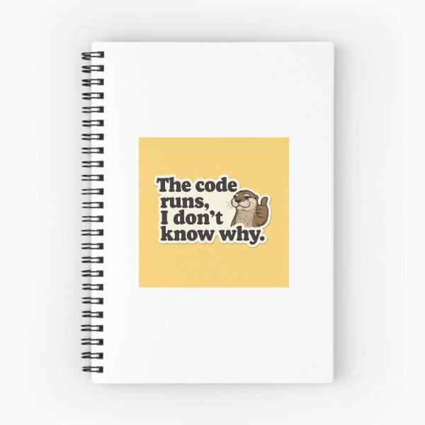 Item preview, The code runs, I don't know why sticker designed and sold by Kraakvars.