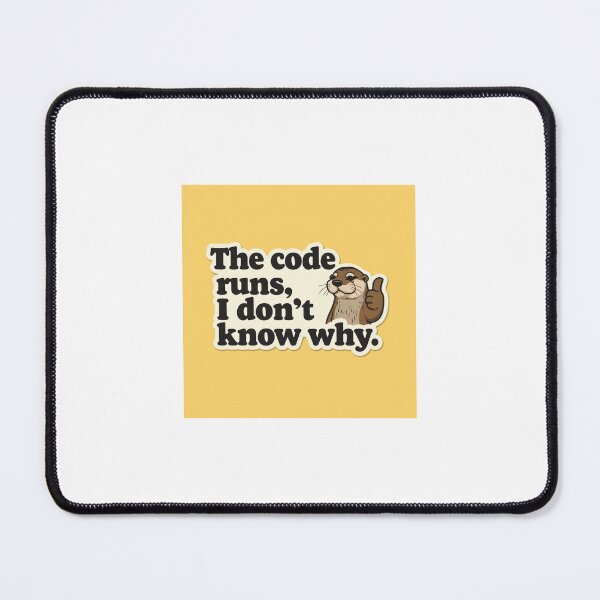 Item preview, The code runs, I don't know why sticker designed and sold by Kraakvars.